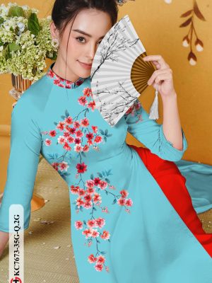 Vải Áo Dài Hoa Đào kiểu mới AD KC7673 21 1606379688 55 Vai Ao Dai Hoa Dao kieu moi AD KC7673