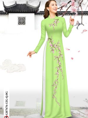Vải Áo Dài Hoa Đào Đón Tết thiết kế 2020 AD GH7676 18 1606380040 463 Vai Ao Dai Hoa Dao Don Tet thiet ke 2020