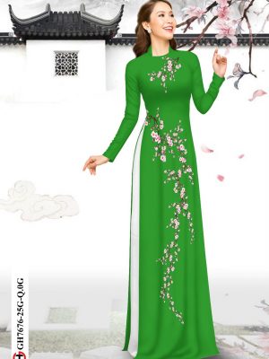 Vải Áo Dài Hoa Đào Đón Tết thiết kế 2020 AD GH7676 17 1606380040 917 Vai Ao Dai Hoa Dao Don Tet thiet ke 2020