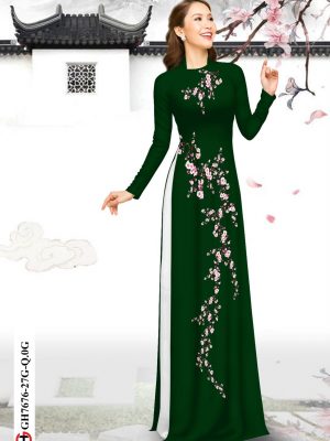 Vải Áo Dài Hoa Đào Đón Tết thiết kế 2020 AD GH7676 23 1606380041 276 Vai Ao Dai Hoa Dao Don Tet thiet ke 2020
