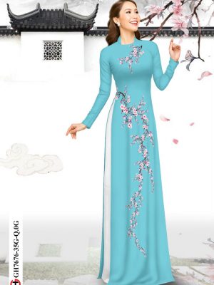 Vải Áo Dài Hoa Đào Đón Tết thiết kế 2020 AD GH7676 24 1606380042 462 Vai Ao Dai Hoa Dao Don Tet thiet ke 2020