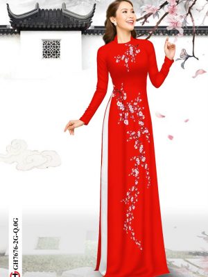 Vải Áo Dài Hoa Đào Đón Tết thiết kế 2020 AD GH7676 27 1606380042 665 Vai Ao Dai Hoa Dao Don Tet thiet ke 2020