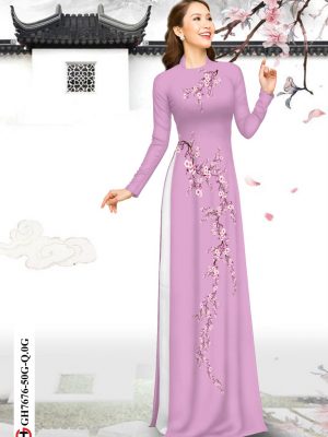 Vải Áo Dài Hoa Đào Đón Tết thiết kế 2020 AD GH7676 29 1606380043 650 Vai Ao Dai Hoa Dao Don Tet thiet ke 2020