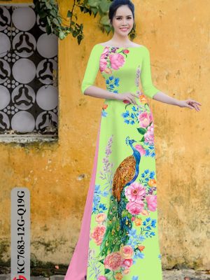Vải Áo Dài Chim Công kiểu mới AD KC7683 18 1606450235 845 Vai Ao Dai Chim Cong kieu moi AD KC7683
