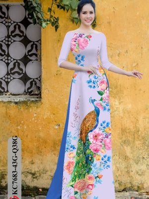 Vải Áo Dài Chim Công kiểu mới AD KC7683 22 1606450236 995 Vai Ao Dai Chim Cong kieu moi AD KC7683