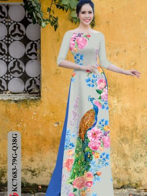 Vải Áo Dài Chim Công kiểu mới AD KC7683 26 1606450237 311 Vai Ao Dai Chim Cong kieu moi AD KC7683