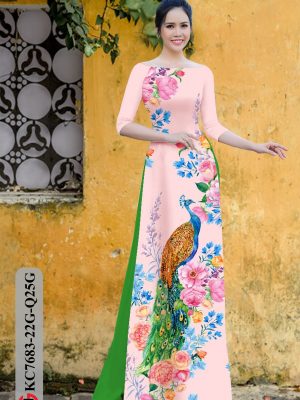 Vải Áo Dài Chim Công kiểu mới AD KC7683 25 1606450237 656 Vai Ao Dai Chim Cong kieu moi AD KC7683