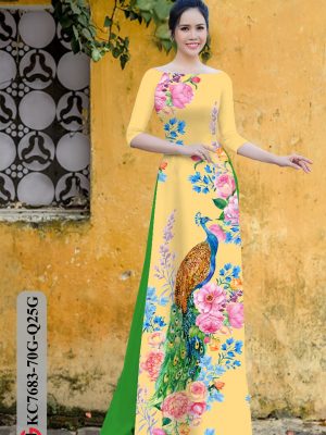 Vải Áo Dài Chim Công kiểu mới AD KC7683 27 1606450238 693 Vai Ao Dai Chim Cong kieu moi AD KC7683