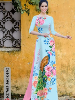 Vải Áo Dài Chim Công kiểu mới AD KC7683 29 1606450239 484 Vai Ao Dai Chim Cong kieu moi AD KC7683