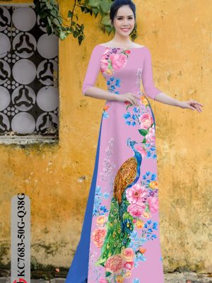 Vải Áo Dài Chim Công kiểu mới AD KC7683 28 1606450239 934 Vai Ao Dai Chim Cong kieu moi AD KC7683