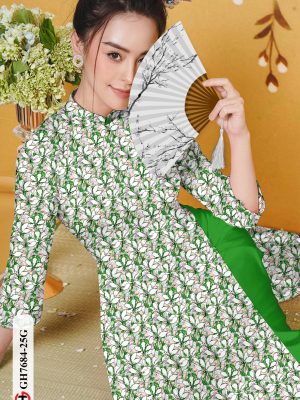 Vải Áo Dài Hoa Đều kiểu mới AD GH7684 21 1606450367 180 Vai Ao Dai Hoa Deu kieu moi AD GH7684
