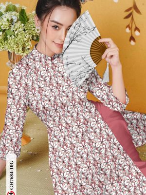 Vải Áo Dài Hoa Đều kiểu mới AD GH7684 18 1606450367 190 Vai Ao Dai Hoa Deu kieu moi AD GH7684