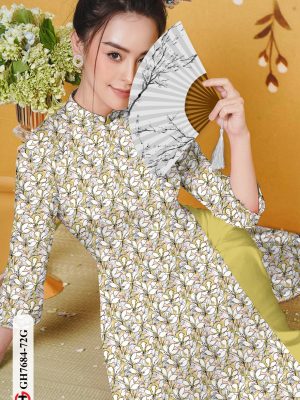 Vải Áo Dài Hoa Đều kiểu mới AD GH7684 19 1606450367 244 Vai Ao Dai Hoa Deu kieu moi AD GH7684