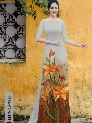 Vải Áo Dài Hoa In 3D kiểu mới AD HT7679 24 1606450899 194 Vai Ao Dai Hoa In 3D kieu moi AD HT7679