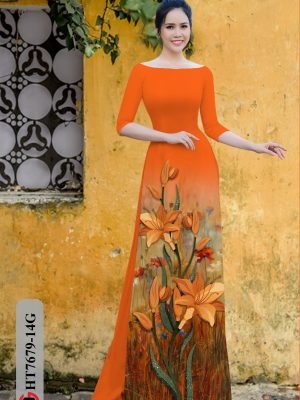 Vải Áo Dài Hoa In 3D kiểu mới AD HT7679 26 1606450899 375 Vai Ao Dai Hoa In 3D kieu moi AD HT7679
