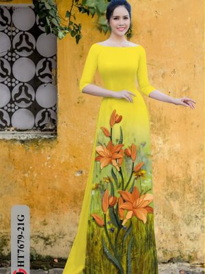 Vải Áo Dài Hoa In 3D kiểu mới AD HT7679 28 1606450900 177 Vai Ao Dai Hoa In 3D kieu moi AD HT7679