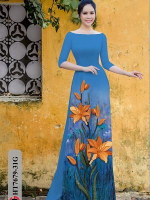 Vải Áo Dài Hoa In 3D kiểu mới AD HT7679 29 1606450900 449 Vai Ao Dai Hoa In 3D kieu moi AD HT7679