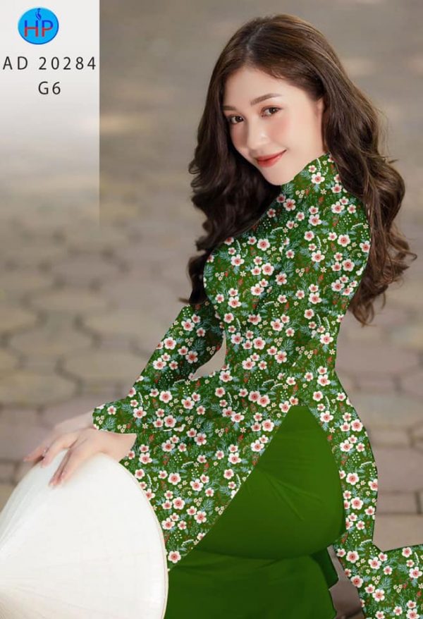 Vai Ao Dai Hoa Deu kieu moi AD 20284