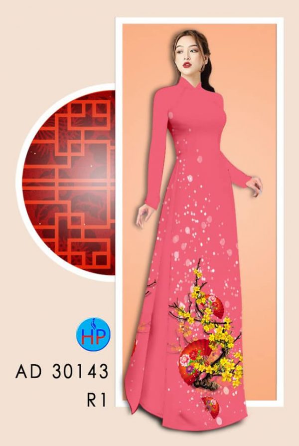 Vai Ao Dai Hoa Mai moi ra AD 30143