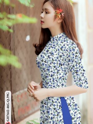 Vải Áo Dài Hoa Nhí mới ra AD GH7642 16 Vai Ao Dai Hoa Nhi moi ra AD GH7642