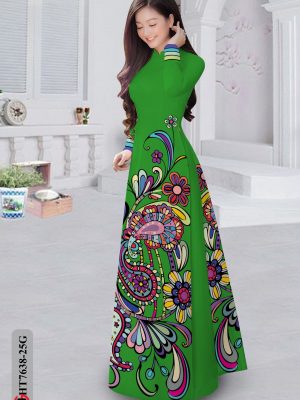 Vải Áo Dài Hoa Văn mới ra AD HT7638 16 Vai Ao Dai Hoa Van moi ra AD HT7638