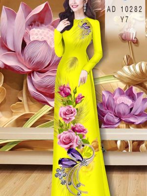 Vải Áo Dài Hoa Hồng kiểu mới AD 10282 25 1606793354 99 Vai Ao Dai Hoa Hong kieu moi AD 10282