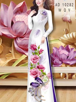 Vải Áo Dài Hoa Hồng kiểu mới AD 10282 32 1606793356 318 Vai Ao Dai Hoa Hong kieu moi AD 10282