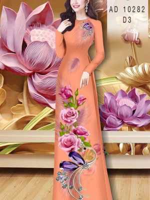 Vải Áo Dài Hoa Hồng kiểu mới AD 10282 34 1606793356 742 Vai Ao Dai Hoa Hong kieu moi AD 10282