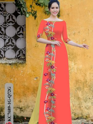 Vải Áo Dài Hoa In 3D thiết kế 2020 AD KC7689 19 1606794430 230 Vai Ao Dai Hoa In 3D thiet ke 2020 AD