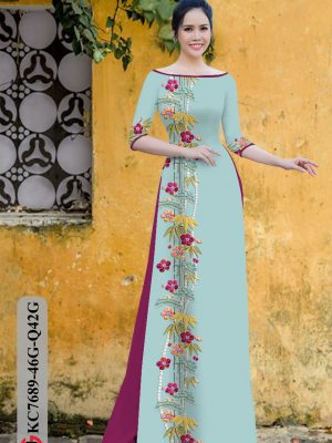 Vải Áo Dài Hoa In 3D thiết kế 2020 AD KC7689 29 1606794433 77 Vai Ao Dai Hoa In 3D thiet ke 2020 AD