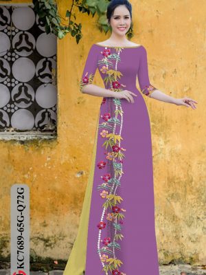 Vải Áo Dài Hoa In 3D thiết kế 2020 AD KC7689 27 1606794433 865 Vai Ao Dai Hoa In 3D thiet ke 2020 AD