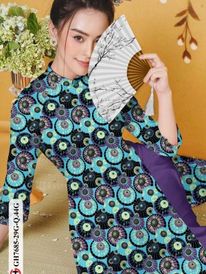 Vải Áo Dài Hoa Văn Tròn mới ra AD GH7685 25 1606795642 349 Vai Ao Dai Hoa Van Tron moi ra AD GH7685