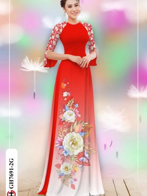 Vải Áo Dài Hoa Hồng mới ra AD GH7691 22 1606795787 184 Vai Ao Dai Hoa Hong moi ra AD GH7691