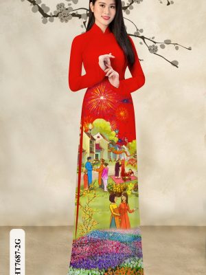 Vải Áo Dài Phong Cảnh Tết thiết kế 2020 AD HT7687 21 1606796156 712 Vai Ao Dai Phong Canh Tet thiet ke 2020 AD