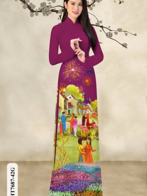 Vải Áo Dài Phong Cảnh Tết thiết kế 2020 AD HT7687 27 1606796158 422 Vai Ao Dai Phong Canh Tet thiet ke 2020 AD