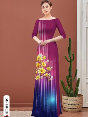 Vải Áo Dài Hoa Mai mới ra AD HT7686 26 1606796380 68 Vai Ao Dai Hoa Mai moi ra AD HT7686