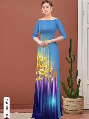 Vải Áo Dài Hoa Mai mới ra AD HT7686 25 1606796380 814 Vai Ao Dai Hoa Mai moi ra AD HT7686