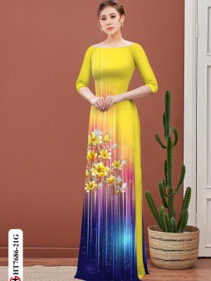 Vải Áo Dài Hoa Mai mới ra AD HT7686 28 1606796381 205 Vai Ao Dai Hoa Mai moi ra AD HT7686