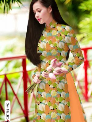 Vải Áo Dài Hoa Đều kiểu mới AD GH7702 17 1606879655 727 Vai Ao Dai Hoa Deu kieu moi AD GH7702