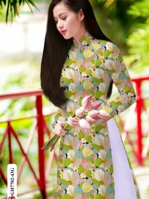Vải Áo Dài Hoa Đều kiểu mới AD GH7702 20 1606879656 146 Vai Ao Dai Hoa Deu kieu moi AD GH7702