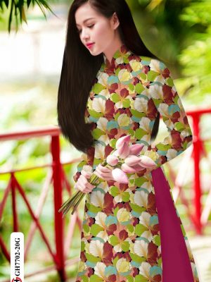 Vải Áo Dài Hoa Đều kiểu mới AD GH7702 23 1606879656 222 Vai Ao Dai Hoa Deu kieu moi AD GH7702