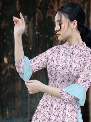 Vải Áo Dài Hoa Nhí kiểu mới AD KC7692 19 1606881122 761 Vai Ao Dai Hoa Nhi kieu moi AD KC7692