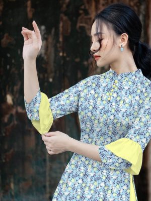 Vải Áo Dài Hoa Nhí kiểu mới AD KC7692 22 1606881123 248 Vai Ao Dai Hoa Nhi kieu moi AD KC7692