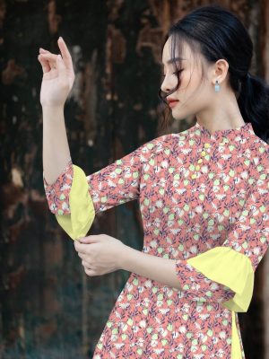 Vải Áo Dài Hoa Nhí kiểu mới AD KC7692 24 1606881123 436 Vai Ao Dai Hoa Nhi kieu moi AD KC7692