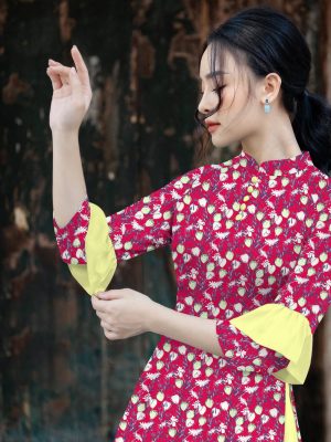 Vải Áo Dài Hoa Nhí kiểu mới AD KC7692 25 1606881123 77 Vai Ao Dai Hoa Nhi kieu moi AD KC7692