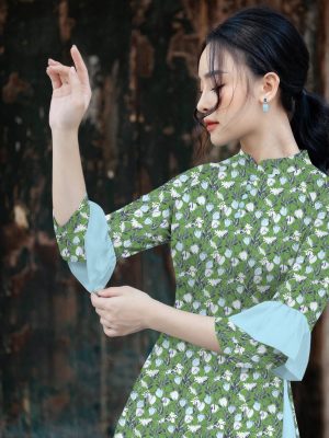 Vải Áo Dài Hoa Nhí kiểu mới AD KC7692 28 1606881124 127 Vai Ao Dai Hoa Nhi kieu moi AD KC7692