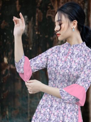 Vải Áo Dài Hoa Nhí kiểu mới AD KC7692 29 1606881125 202 Vai Ao Dai Hoa Nhi kieu moi AD KC7692