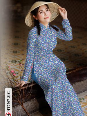 Vải Áo Dài Hoa Nhí mới ra AD HT7707 18 1606980531 954 Vai Ao Dai Hoa Nhi moi ra AD HT7707
