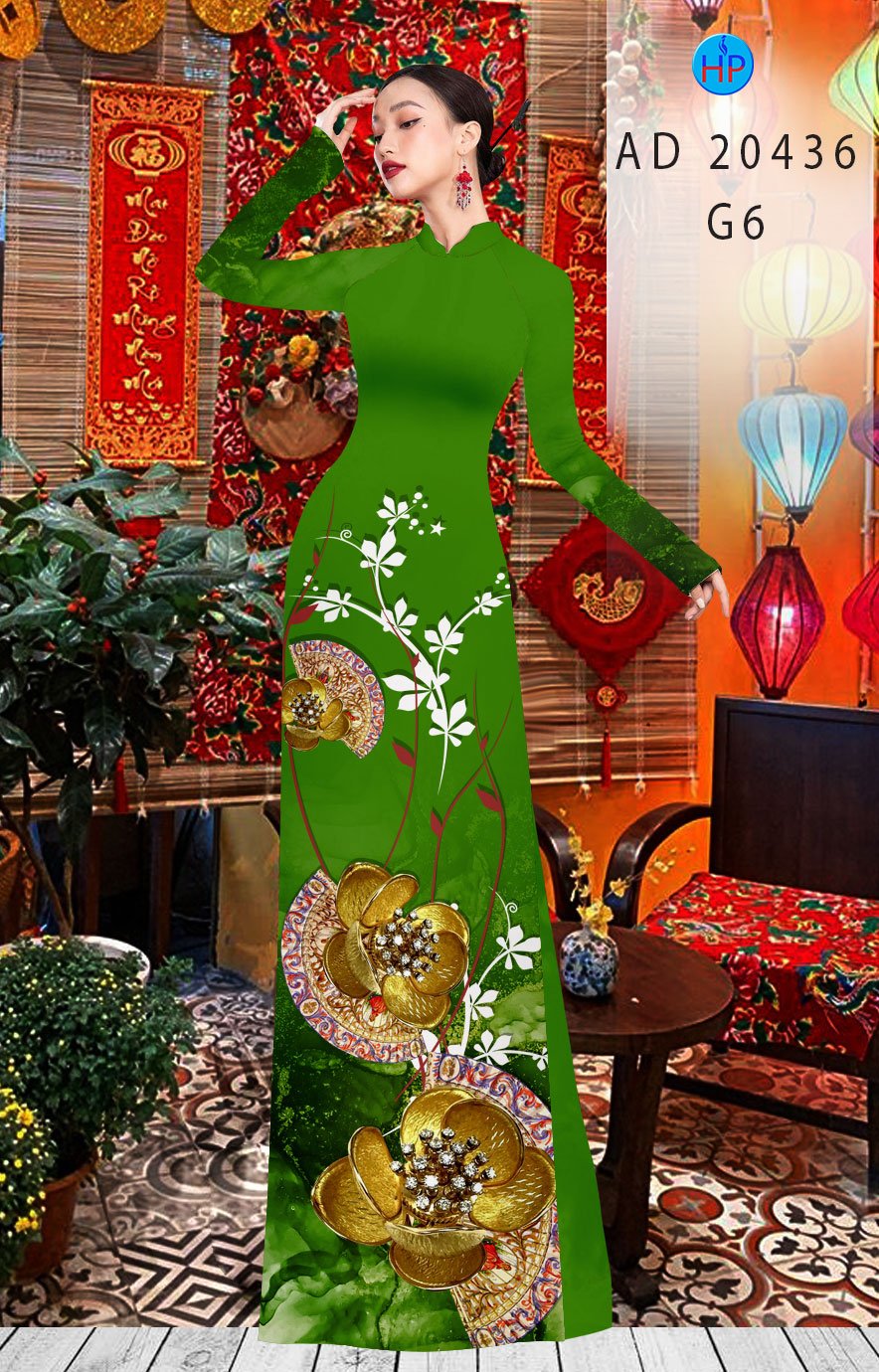 Vải Áo Dài Tết Năm Mới thiết kế 2020 AD 20436 42 Vải Áo Dài Tết Năm Mới thiết kế 2020 AD 20436