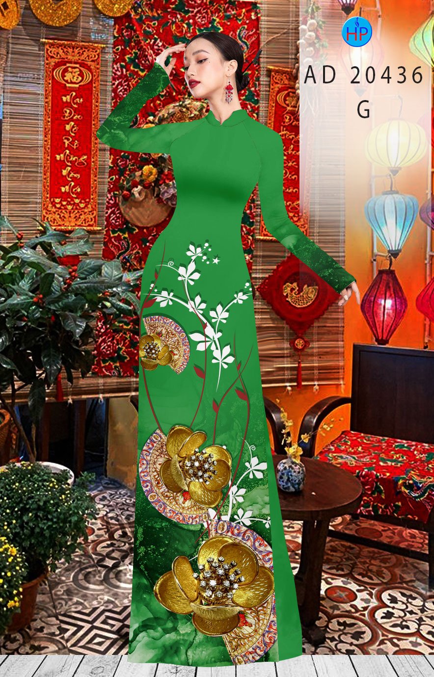 Vải Áo Dài Tết Năm Mới thiết kế 2020 AD 20436 49 Vải Áo Dài Tết Năm Mới thiết kế 2020 AD 20436